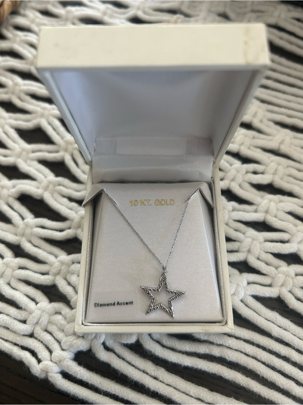 Macy's Silver Star Pendant Necklace